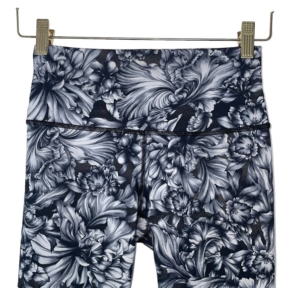 Lululemon Wunder Under Crop high rise leggings luxtreme 21” night garden women 6 - Picture 5 of 11